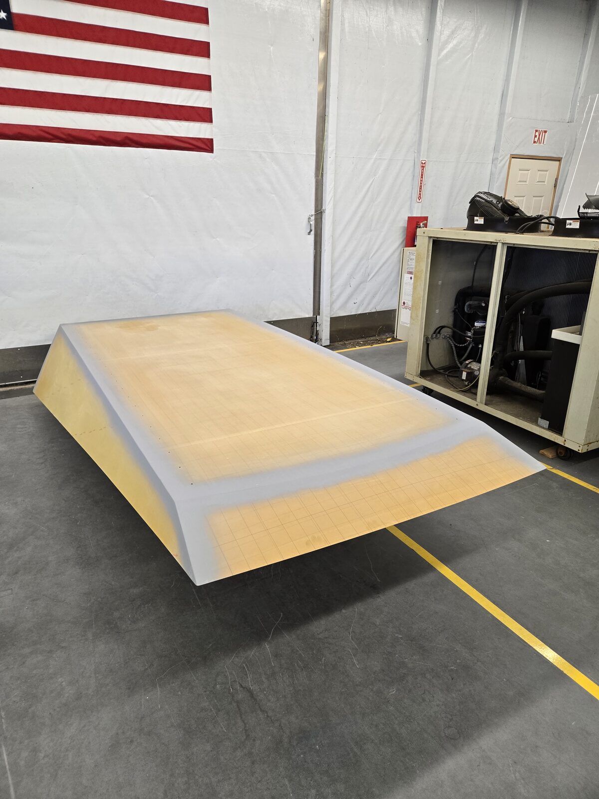 A foam-core panel blank