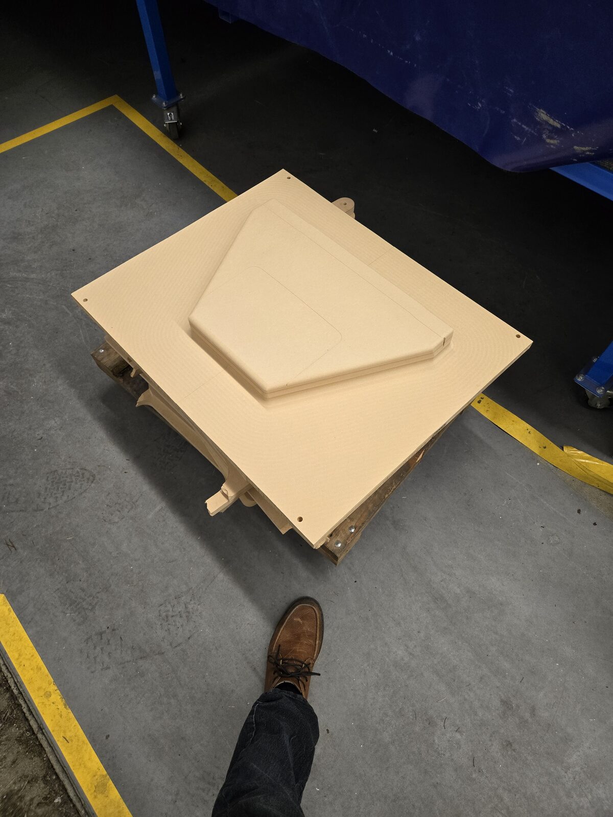Shaping an MDF plug