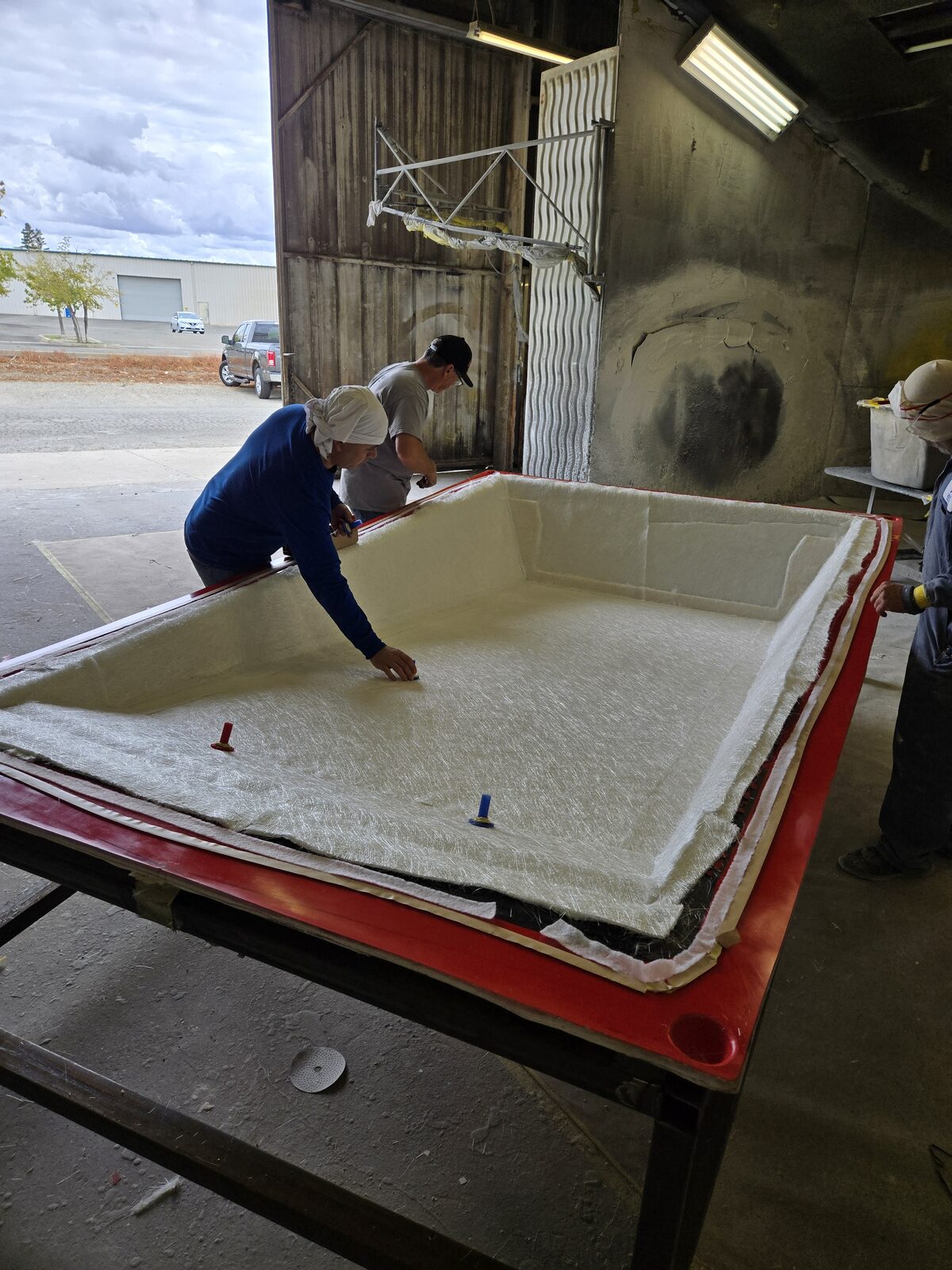 Mold and layup work