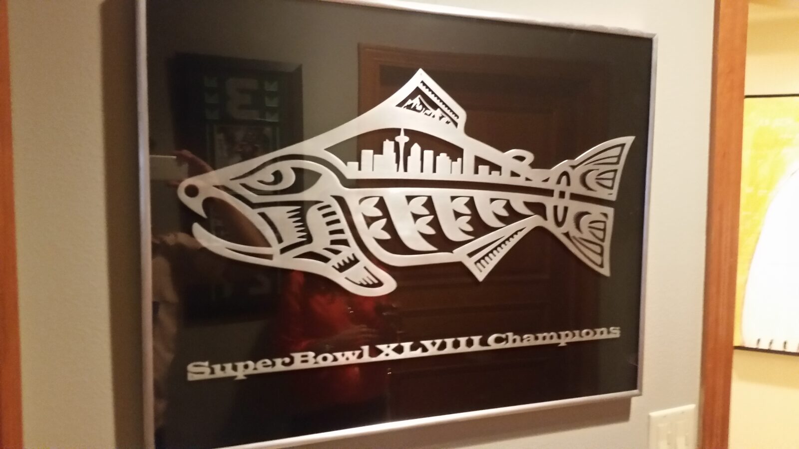 Laser-etched work