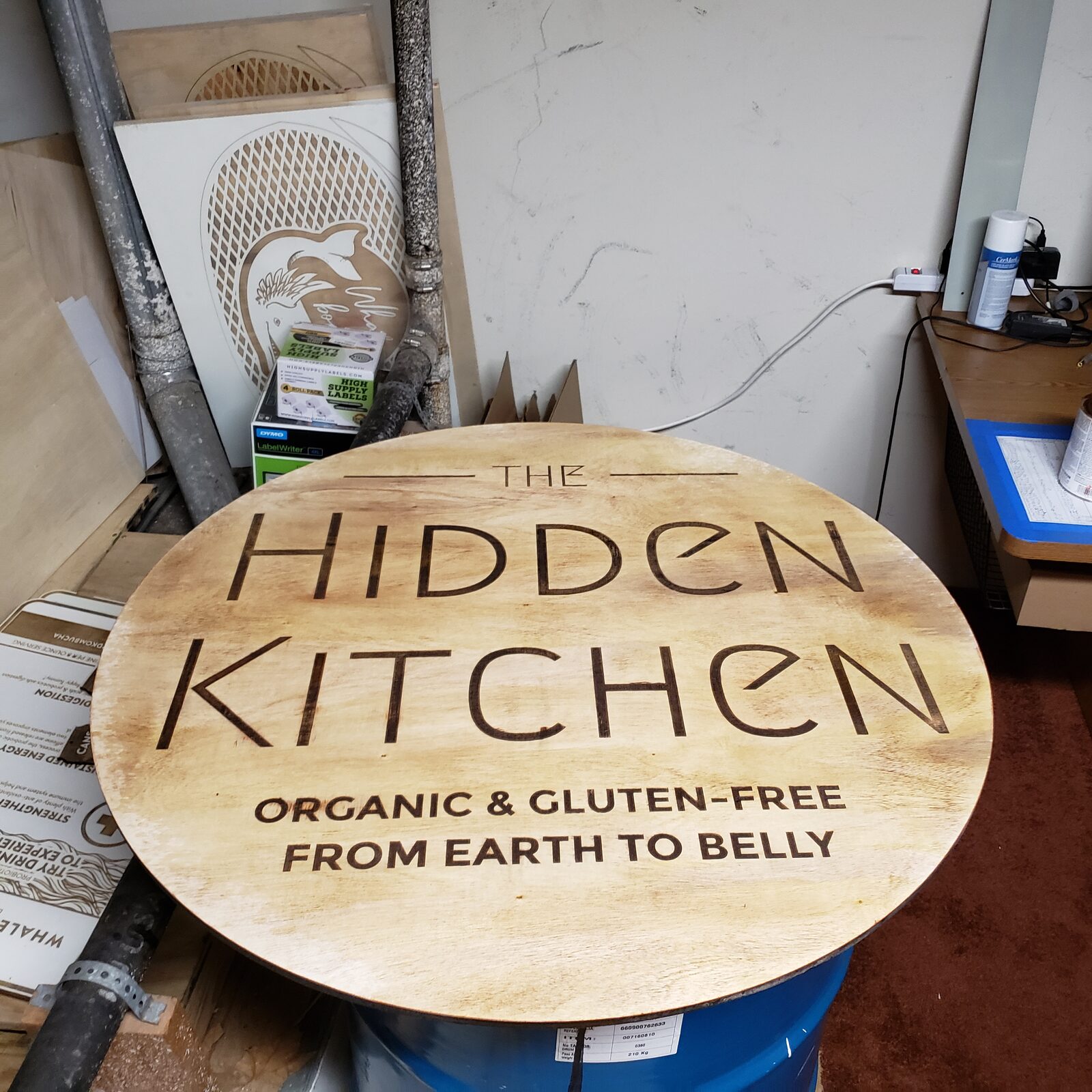 Cut and etched