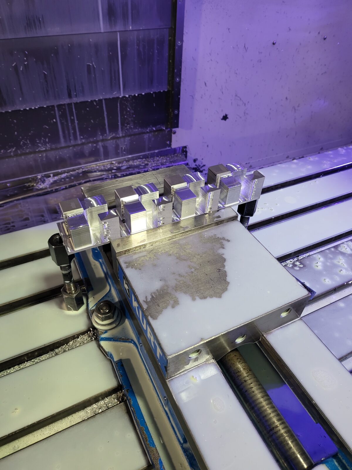 Machining clear acrylic on the router