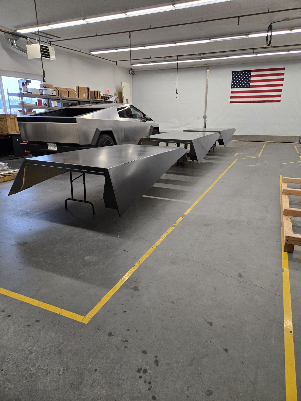 Raw metalwork in the shop