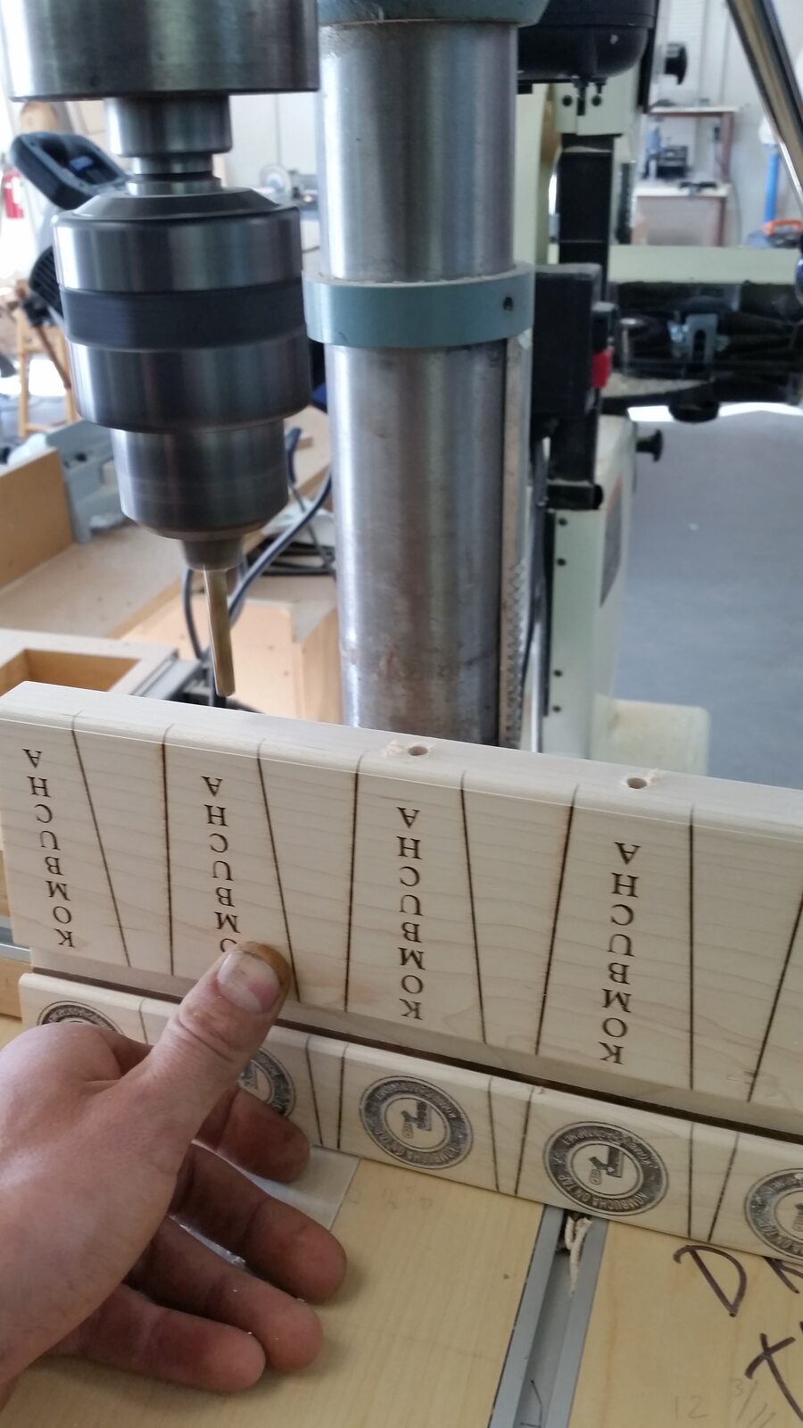 Etching blanks on the laser