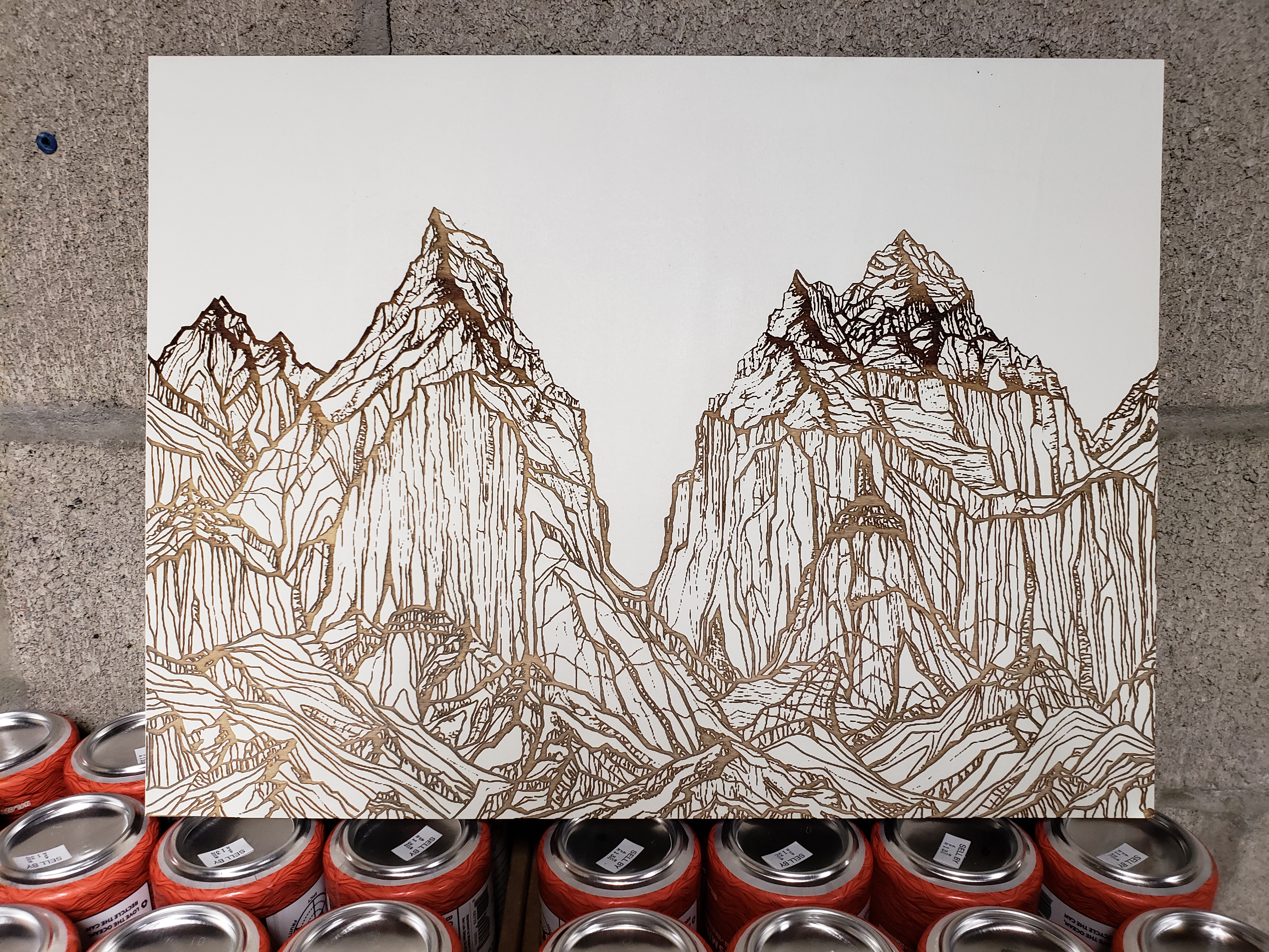 Laser art and signage work