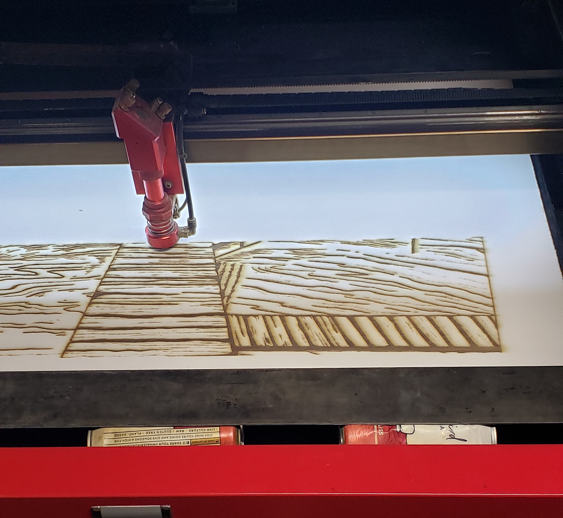 Laser art and signage work