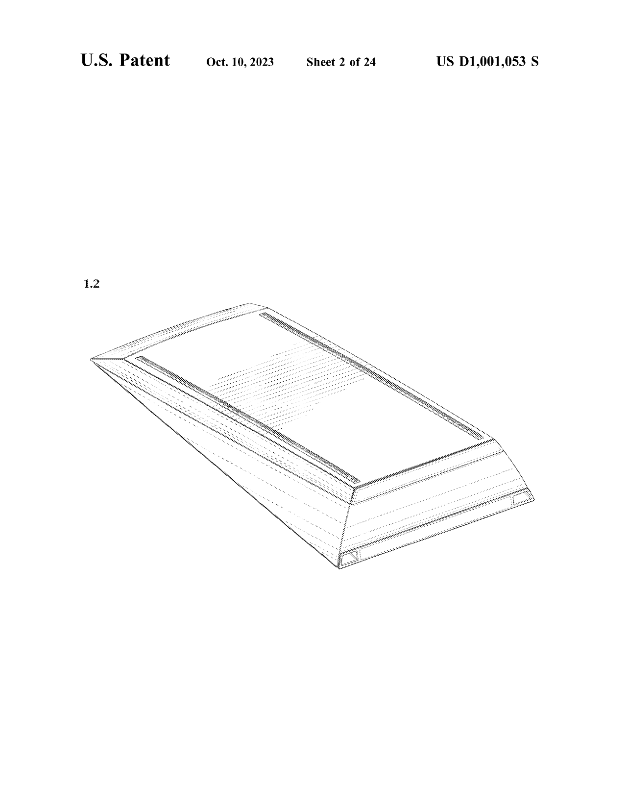 Patent filing document page